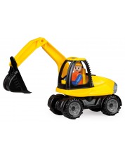 Excavator pentru copii Lena Truckies - cu figurina, 25cm - imagine 1