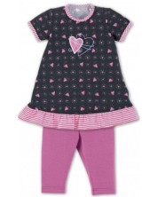 Tunică pentru copii cu colanți cu protecție UV 50+ Sterntaler - 80 cm, 9-12 luni -1