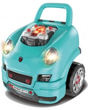 Mașinuță interactivă pentru copii Buba - Motor Sport. Albastră -1