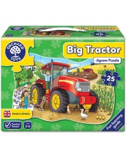 Puzzle pentru copii Orchard Toys - Marele tractor, 25 piese -1