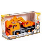 Jucărie Polesie - Camion cu excavator Diamond -1