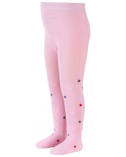 Colanți de bumbac pentru copii Sterntaler - Asterisks, 92 cm, 2-3 ani, roz -1