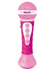 Microfon pentru copii Raya Toys - Melody, roz - imagine 1