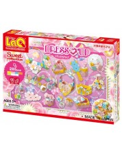 Constructor pentru copii 11 în 1 LaQ Sweet Collection - Dress Up, 285 piese
