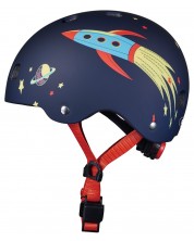 Cască pentru copii Micro - Helmet Rocket, XS, 46-50 cm, albastră - imagine 1