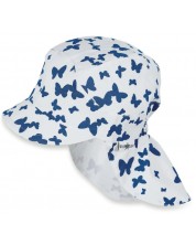 Pălărie pentru copii cu protecție UV 30+ Sterntaler - Cu placa de gat, 49 cm, 12-18 luni