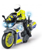 Jucarie pentru copii Dickie Toys - Motocicleta de politie, cu motociclist