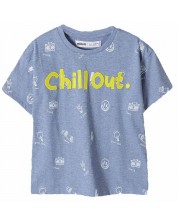 Tricou pentru copii Minoti - Want 3, cu imprimeu, 2-3 ani -1
