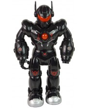 Robot pentru copii Sonne - Exon, cu sunete și lumini, negru -1