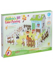 Set pentru copii GOT - Ferma de asamblat și colorat  -1