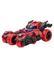 Joaca de copii 3 în 1 Raya Toys - Mașină transformatoare, roșie -1