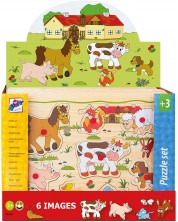 Puzzle pentru copii Woody - 6 tipuri, sortiment -1