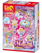 Constructor pentru copii 10 în 1 LaQ Sweet Collection - Magical, 180 piese - imagine 1