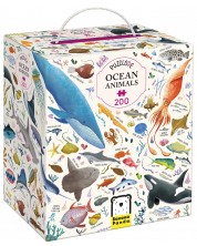 Puzzle pentru copii Banana Panda din 200 de piese - Animale din ocean -1