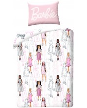 Lenjerie de pat pentru copii Halantex - Barbie -1