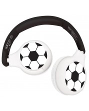 Căști wireless pentru copii Lexibook - Football HPBT010FO, negru/alb -1