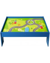 Masă de joacă din lemn pentru copii Acool Toy - Albastru
