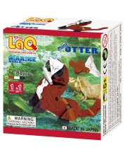Set de construcție pentru copii LaQ Marine World - Vidra, 88 piese - imagine 1