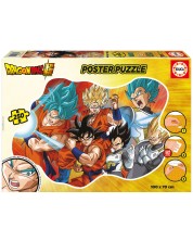 Puzzle pentru copii Educa din 250 de piese - Dragon Ball