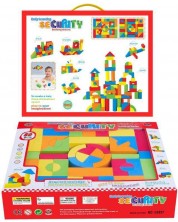 Set pentru copii Raya Toys -Blocuri de construcție, 80 de articole