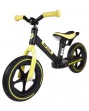 Bicicletă de echilibru pentru copii Azaria - HD1868, galbenă