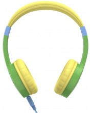 Căști cu microfon pentru copii Hama - Kids Guard, verde/galben -1
