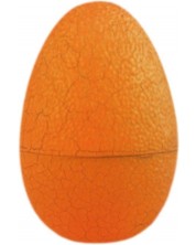 Jucărie pentru copii Raya Toys - Dinozaur de asamblat, ou portocaliu -1