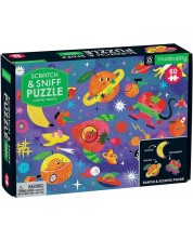Puzzle parfumat pentru copii Mudpuppy din 60 de piese - Cosmic Fruits -1