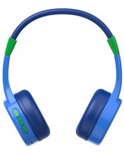 Căști cu microfon pentru copii Hama - Teens Guard, wireless, albastru -1