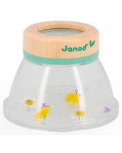 Lupă pentru copii pentru observații Janod - Happy Garden, cu recipient