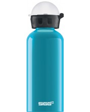 Sticlă pentru copii Sigg KBT - Waterfall, albastru, 0.4 L -1