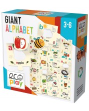 Joc pentru copii Headu Ecoplay - Alfabet urias cu litere si cuvinte -1