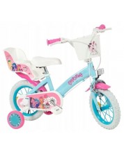 Bicicletă pentru copii cu roți ajutătoare Toimsa - My Little Pony, 12'', albastru deschis