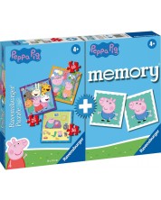 Puzzle pentru copii Ravensburger 3 în 1  - Peppa Pig