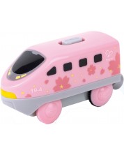 Jucărie pentru copii HaPe International - Locomotivă interurbană cu baterie, roz -1
