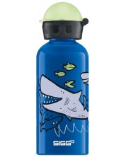 Sticla pentru copii Sigg KBT - Sharkies, albastra, 0.4 L -1