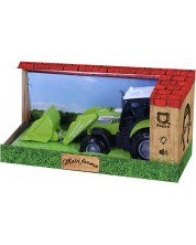 Jucărie pentru copii Rappa - Tractor "Ferma mea mică", cu sunete și lumini, 15 cm