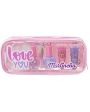 Set copii Martinelia - Set de toaleta cu accesorii, Love you, 5 piese -1