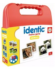 Joc de memorie pentru copii Educa - Identic, Animale, 72 de carduri - imagine 1