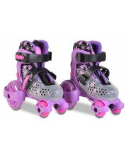 Patine cu rotile pentru copii Byox - Little Beetle Violet Girl, 26-29  -1