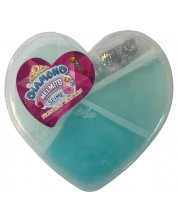 Slime pentru copii Sbabam Diamond Melmito - Strălucitor, albastru