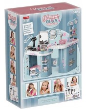 Centru de frumusețe pentru copii Raya Toys - Glamour Girls, 54 piese