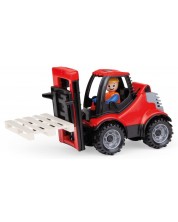Jucărie pentru copii Lena Truckies - Stivuitor cu palet și figurină, 22 cm - imagine 1