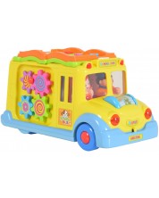 Jucărie muzicală pentru copii  Hola Toys - Autobuz școlar -1