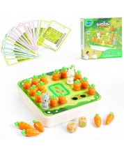 Joc inteligent pentru copii Hola Toys Educational - Iepurași și morcovi -1