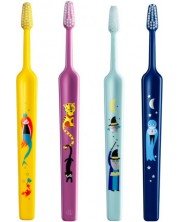 TePe - Periuțe de dinți pentru copii, X-Soft, 3+ ani, 4 bucăți
