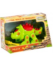 Constructor pentru copii Polesie Toys -  Dinozaur triceratops -1