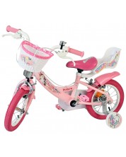 Bicicletă pentru copii cu roți ajutătoare E&L cycles Volare – Unicorn, 12''