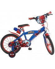 Bicicleta pentru copii Huffy - 14", Spiderman, albastru