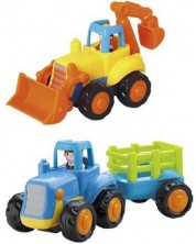 Jucarie Hola Toys - Tractor sau excavator, gama larga -1
